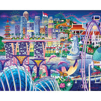 Singapore 1000 Piece Jigsaw Puzzle Boardwalk CLOUDANIMESTUDIO