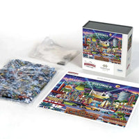 Singapore 1000 Piece Jigsaw Puzzle Boardwalk CLOUDANIMESTUDIO