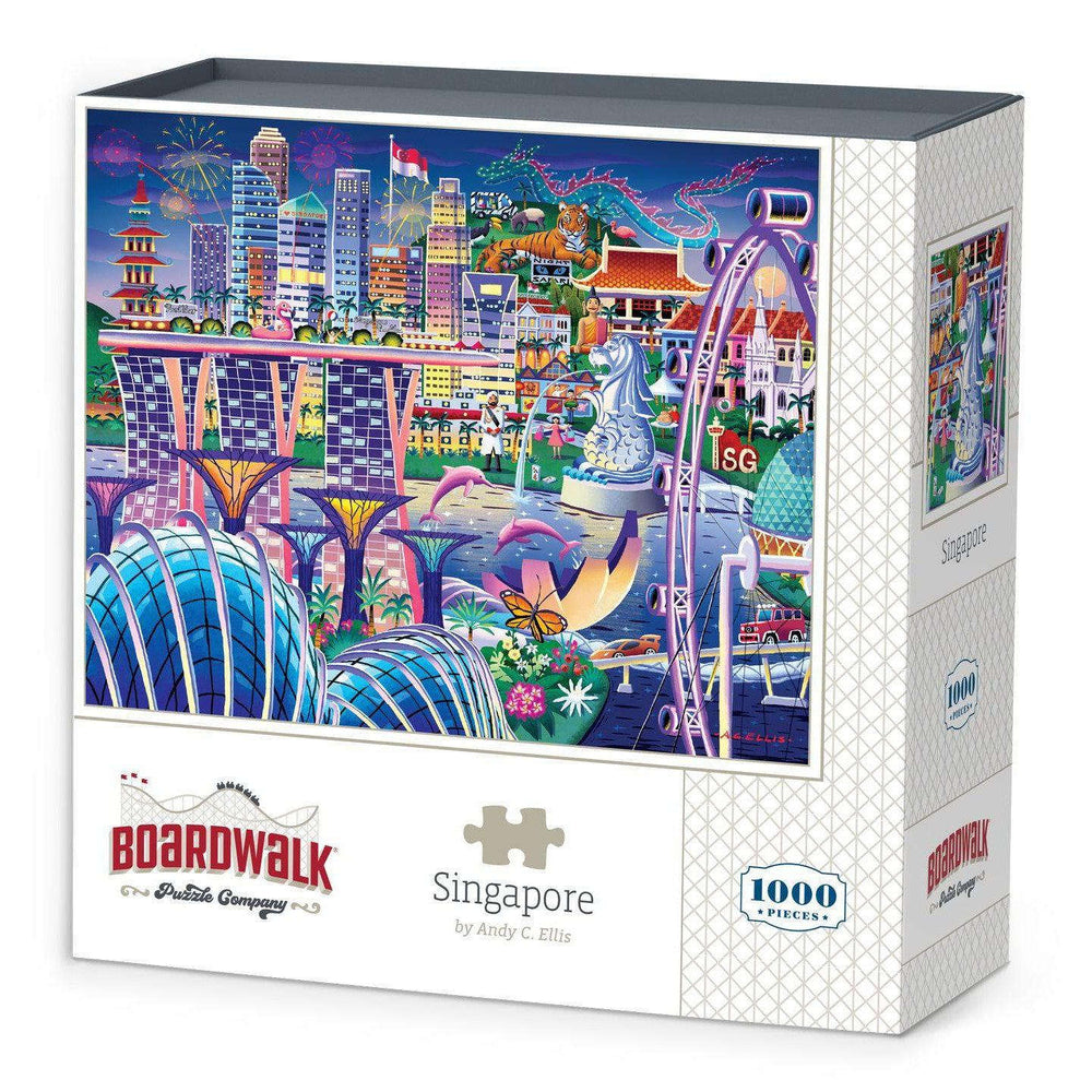 Singapore 1000 Piece Jigsaw Puzzle Boardwalk CLOUDANIMESTUDIO