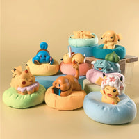 Sleeping Pokemon Anime Figurines, Pikachu Bulbasaur Psyduck Charmander - CloudAnimeStudio