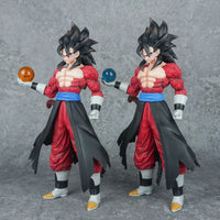 Son Goku Anime Figurine, Dragon Ball GT Super Saiyan 4 Action Figures, Standing Holding Dragon Ball 30 cm - CloudAnimeStudio
