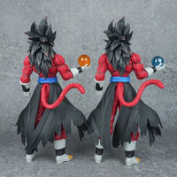 Son Goku Anime Figurine, Dragon Ball GT Super Saiyan 4 Action Figures, Standing Holding Dragon Ball 30 cm - CloudAnimeStudio