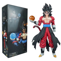 Son Goku Anime Figurine, Dragon Ball GT Super Saiyan 4 Action Figures, Standing Holding Dragon Ball 30 cm - CloudAnimeStudio