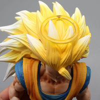 Son Goku Super Saiyan 3 Half Bust Anime Figure, Dragon Ball Z Figurines PVC Statue Collection 20 cm - CloudAnimeStudio