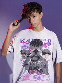 Soshiro Hoshina Kaiju No. 8 T-shirt, Best Anime Gift Graphic Tee Black Shirt - CloudAnimeStudio