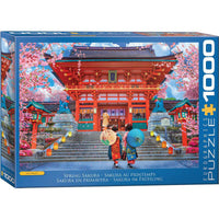Spring Sakura 1000 Piece Jigsaw Puzzle Eurographics