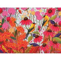 Springtime Goldfinches 275 Large Piece Jigsaw Puzzle Cobble Hill