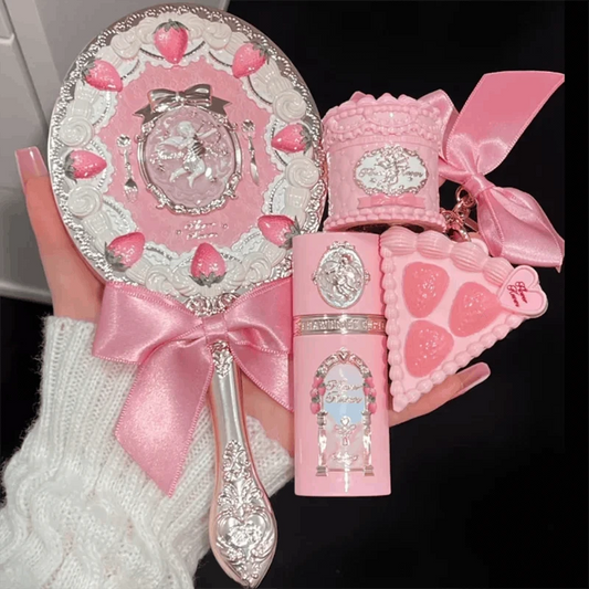 Strawberry Cupid Hand Mirror CLOUDANIMESTUDIO