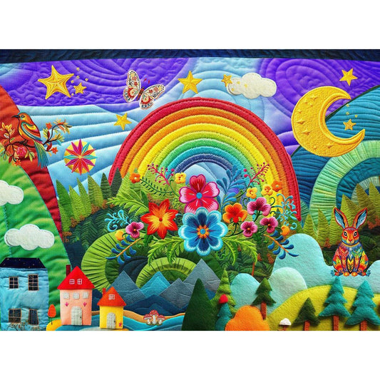Summer Adventure Quilt 1000 Piece Jigsaw Puzzle Springbok