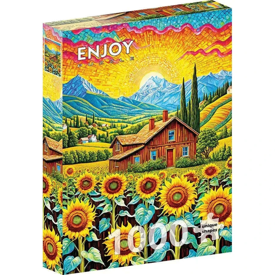 Sunflower House 1000 Piece Jigsaw Puzzle Enjoy CLOUDANIMESTUDIO