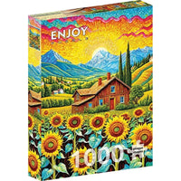 Sunflower House 1000 Piece Jigsaw Puzzle Enjoy CLOUDANIMESTUDIO