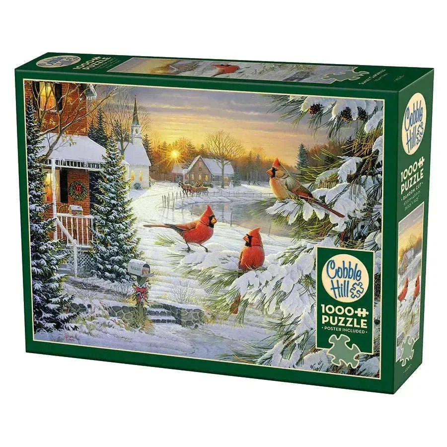 Sunset Cardinals 1000 Piece Jigsaw Puzzle Cobble Hill CLOUDANIMESTUDIO