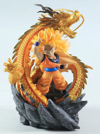 Super Saiyan 3 Goku Chibi Figure, SSJ3 Dragon Ball Z DBZ Figurine, Anime 6 in - CloudAnimeStudio