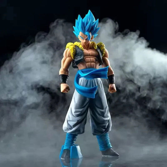 Super Saiyan Blue Gogeta Figure, Goku & Vegeta Fusion Dance DBZ Dragon ball Figurines - CloudAnimeStudio