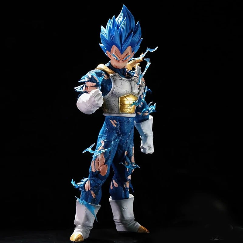 Super Saiyan Blue Vegeta Anime Figure, Dragon Ball Super Action Figurines PVC Statue 26.5 CM - CloudAnimeStudio