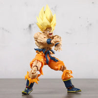 Super Saiyan Goku Posable Action Figure, Anime Dragon Ball Z Figurines PVC Articulated Collectible 16.5 cm - CloudAnimeStudio