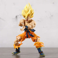 Super Saiyan Goku Posable Action Figure, Anime Dragon Ball Z Figurines PVC Articulated Collectible 16.5 cm - CloudAnimeStudio