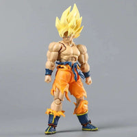 Super Saiyan Goku Posable Action Figure, Anime Dragon Ball Z Figurines PVC Articulated Collectible 16.5 cm - CloudAnimeStudio