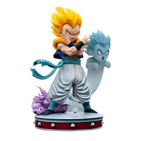Super Saiyan Gotenks Anime Figurines, Dragon Ball Z Figures Ghost Squad Statue Figures Collection 24 CM - CloudAnimeStudio