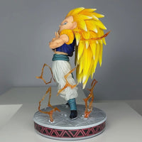 Super Saiyan Gotenks Anime Figurines, Dragon Ball Z Figures Ghost Squad Statue Figures Collection 24 CM - CloudAnimeStudio