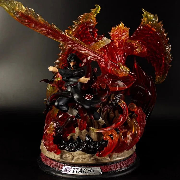 Susanoo Uchiha Itachi LED Anime Figurine, Naruto Shippuden Figures Collections 36 cm - CloudAnimeStudio