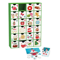Sweet Christmas Advent Calendar - 24 Set of 50 Piece Mini Jigsaw Puzzles Eurographics CLOUDANIMESTUDIO