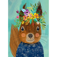Sweet Squirrel Floral Friends 1000 Piece Jigsaw Puzzle Heye CLOUDANIMESTUDIO