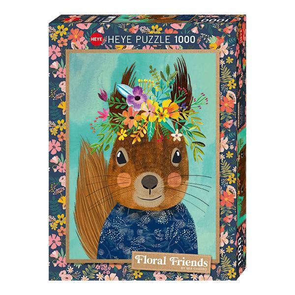 Sweet Squirrel Floral Friends 1000 Piece Jigsaw Puzzle Heye CLOUDANIMESTUDIO