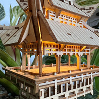 Temple of Gratitude - with CR2032 Lights