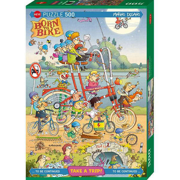 Take a Trip with Marino Degano 500 Piece Jigsaw Puzzle Heye CLOUDANIMESTUDIO