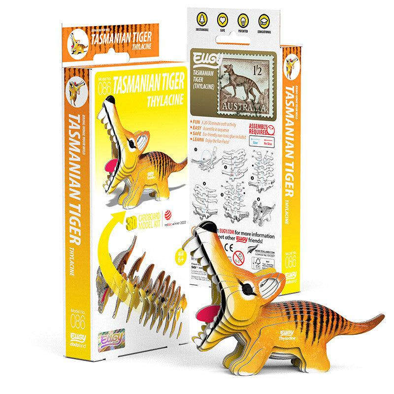Tasmanian Tiger 3D Cardboard Model Kit Eugy CLOUDANIMESTUDIO