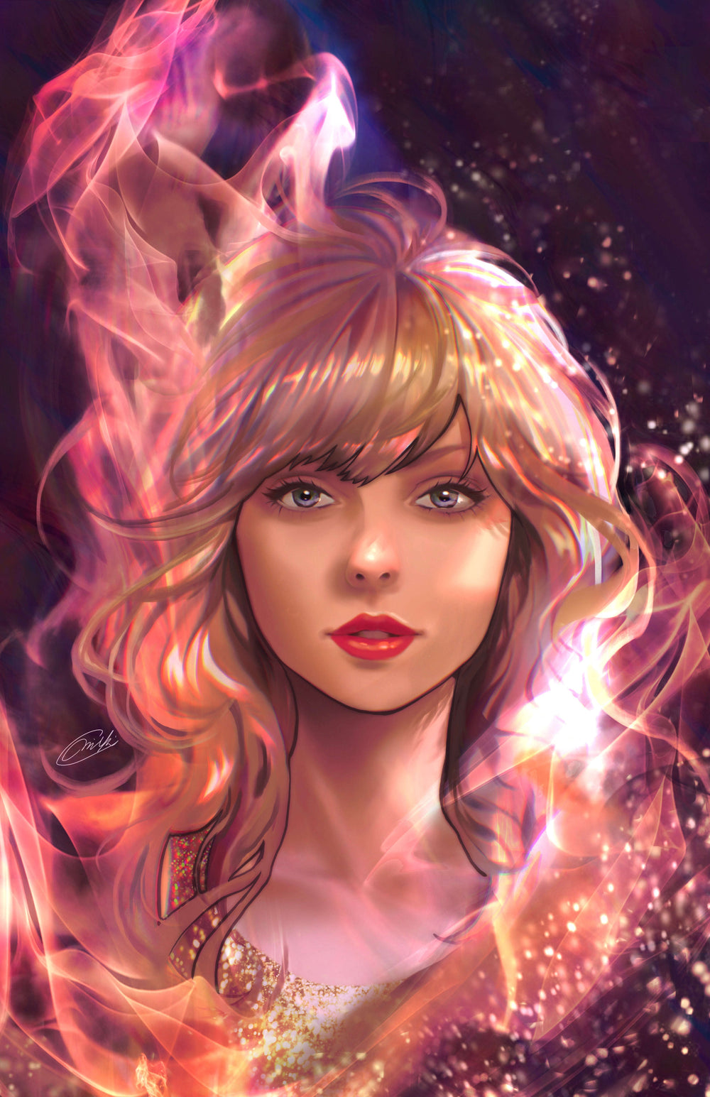 [CHROME] FEMALE FORCE TAYLOR SWIFT #2 THE SEQUEL UNKNOWN COMICS MIKI OKAZAKI EXCLUSIVE VAR ONLY 30 MADE CLOUDANIMESTUDIO