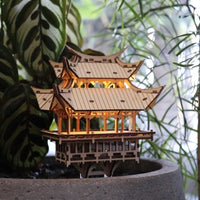 Temple of Gratitude - with CR2032 Lights