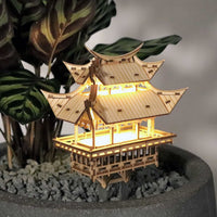 Temple of Gratitude - with CR2032 Lights