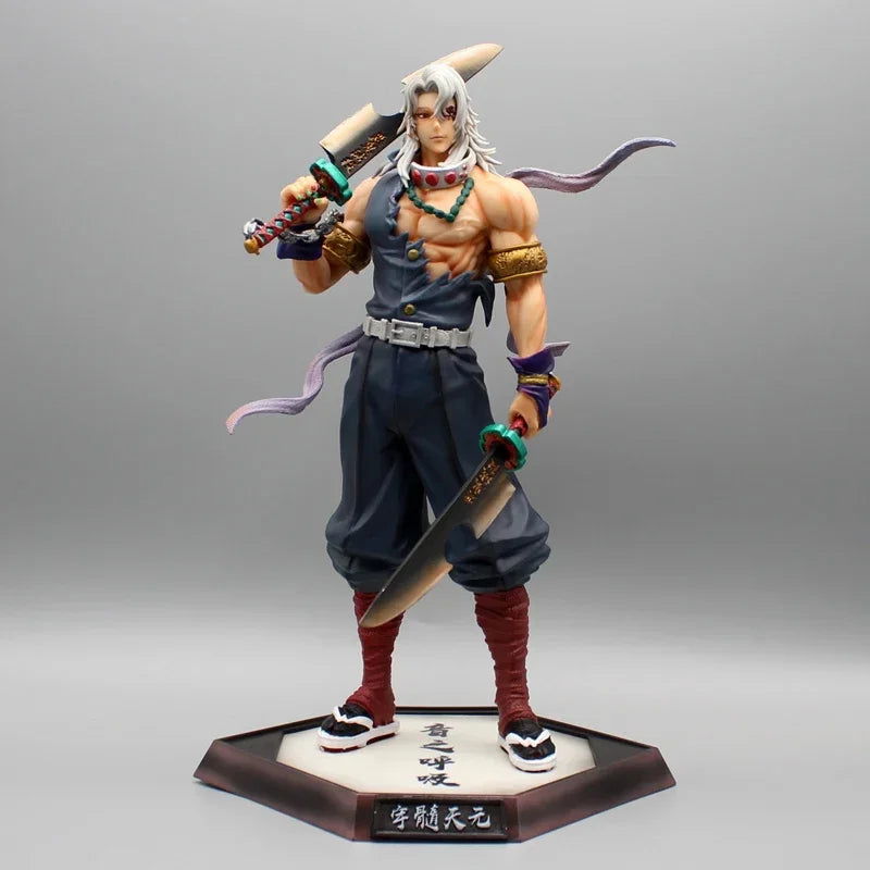 Tengen Uzui Demon Slayer Anime Figure, Sound Hashira Demon Slayer Kimetsu No Yaiba Figurines - CloudAnimeStudio