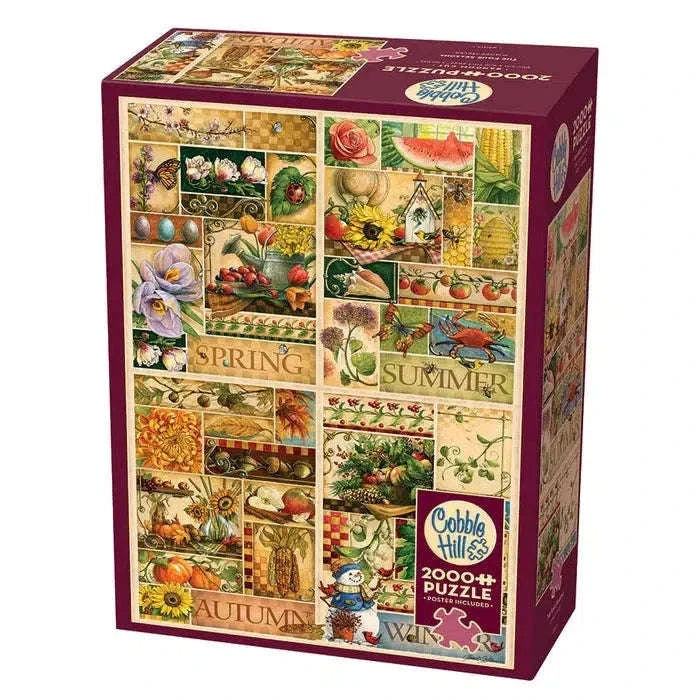 The Four Seasons 2000 Piece Jigsaw Puzzle Cobble Hill CLOUDANIMESTUDIO