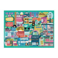 The High Street of Hope 1000 Piece "Multi-Puzzle" Jigsaw Puzzle Galison