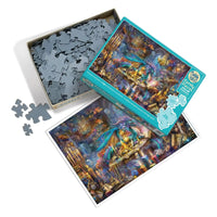 The Library Keeper 350 Piece Family Jigsaw Puzzle Cobble Hill