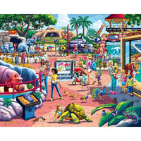 The Zoo 210 Piece Jigsaw Puzzle Boardwalk CLOUDANIMESTUDIO