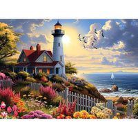 To the Lighthouse 500 Piece Jigsaw Puzzle Cobble Hill CLOUDANIMESTUDIO