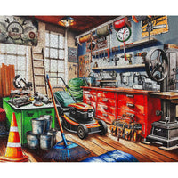 Tool Man's Garage 1000 Piece Jigsaw Puzzle Springbok CLOUDANIMESTUDIO