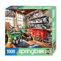 Tool Man's Garage 1000 Piece Jigsaw Puzzle Springbok CLOUDANIMESTUDIO