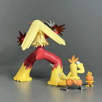Torchic Anime Figure Pokemon Action Figurines Combusken Blaziken Evolution PVC Set - CLOUDANIMESTUDIO