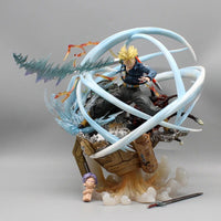 Trunks Shining Sword Attack 2 Heads Figures, Dragon Ball Z Anime Figurines Pvc Statue Gk Model 25 cm - CloudAnimeStudio