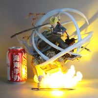 Trunks Shining Sword Attack 2 Heads Figures, Dragon Ball Z Anime Figurines Pvc Statue Gk Model 25 cm - CloudAnimeStudio