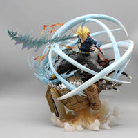 Trunks Shining Sword Attack 2 Heads Figures, Dragon Ball Z Anime Figurines Pvc Statue Gk Model 25 cm - CloudAnimeStudio