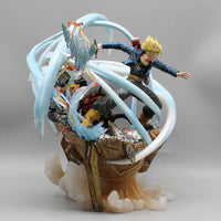 Trunks Shining Sword Attack 2 Heads Figures, Dragon Ball Z Anime Figurines Pvc Statue Gk Model 25 cm - CloudAnimeStudio