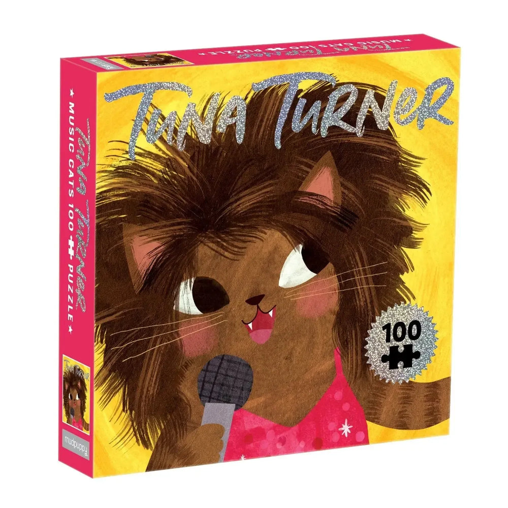 Tuna Turner Music Cats 100 Piece Jigsaw Puzzle Mudpuppy
