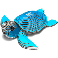 Turtle 3D Cardboard Model Kit Eugy CLOUDANIMESTUDIO
