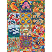 Twelve Days of Christmas Quilt 1000 Piece Jigsaw Puzzle Cobble Hill CLOUDANIMESTUDIO